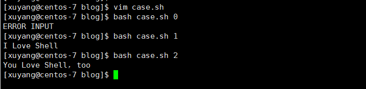 case 条件示例