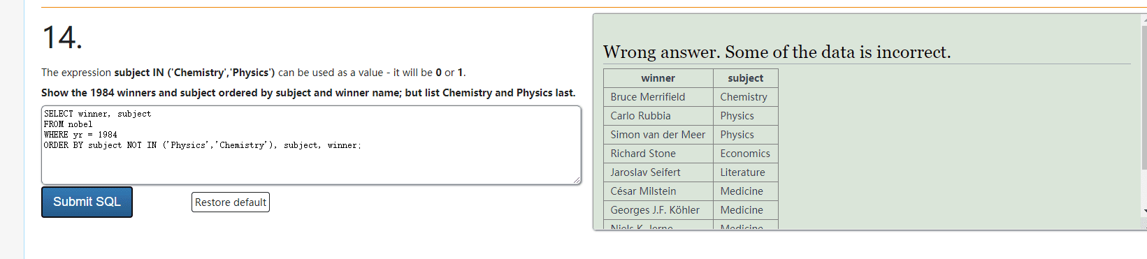 将指定字段值的数据排在最前面-方法 1