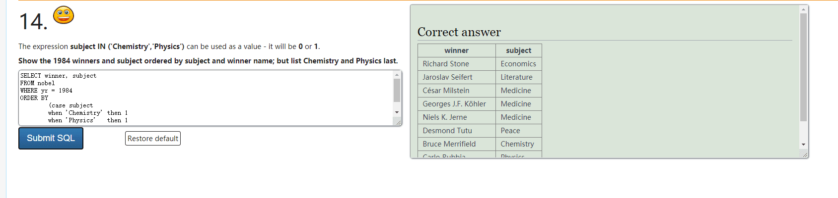 将指定字段值的数据排在最后面-方法 2