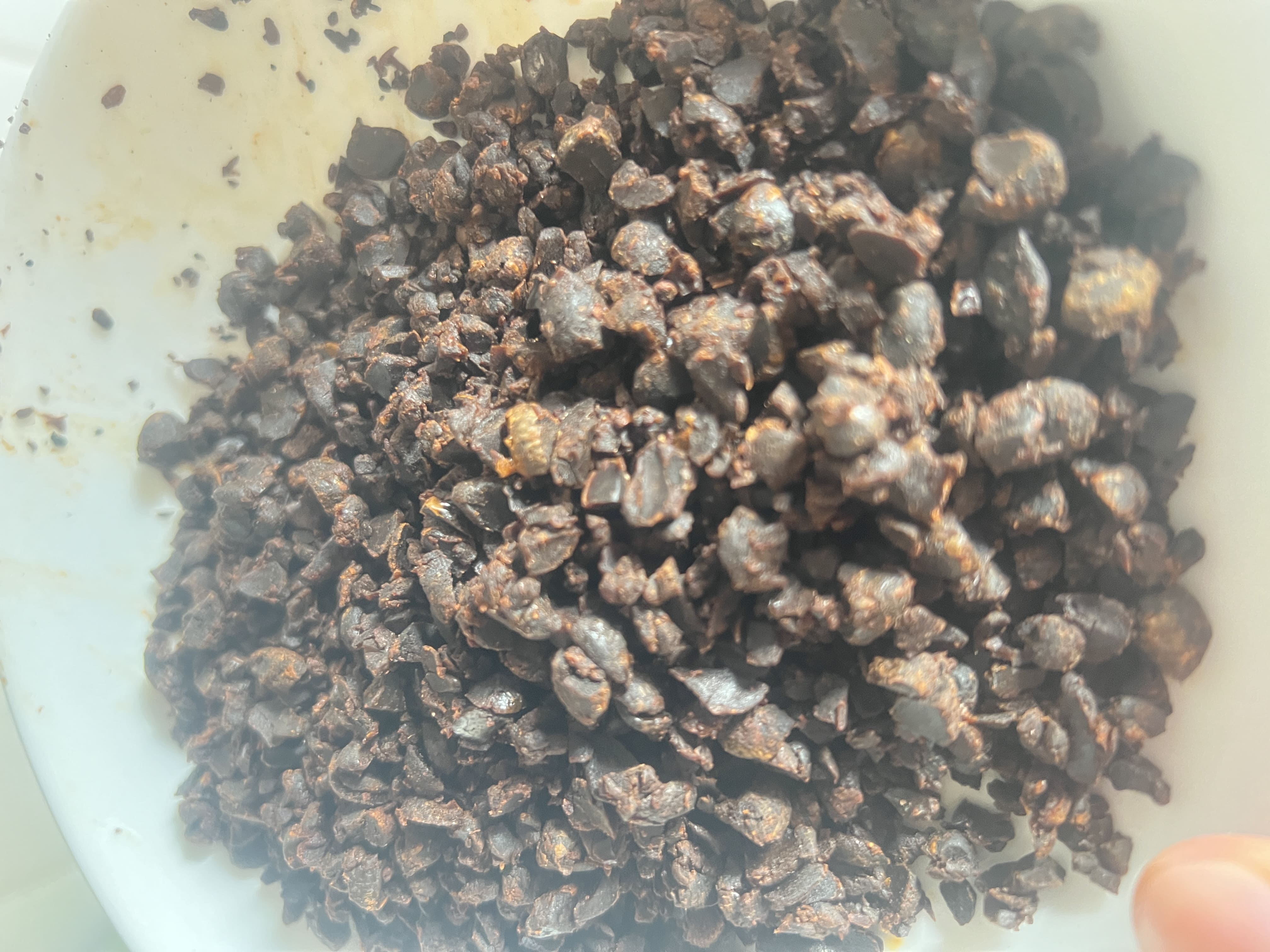 煸炒后切碎的豆豉